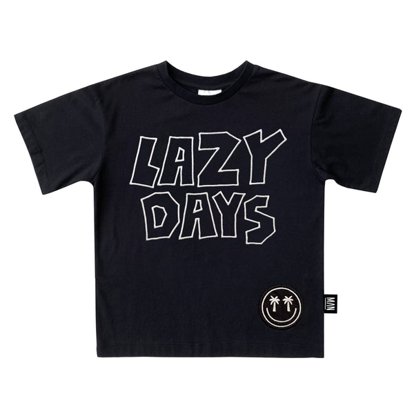 Little Man Happy LAZY DAYS Skate T-Shirt