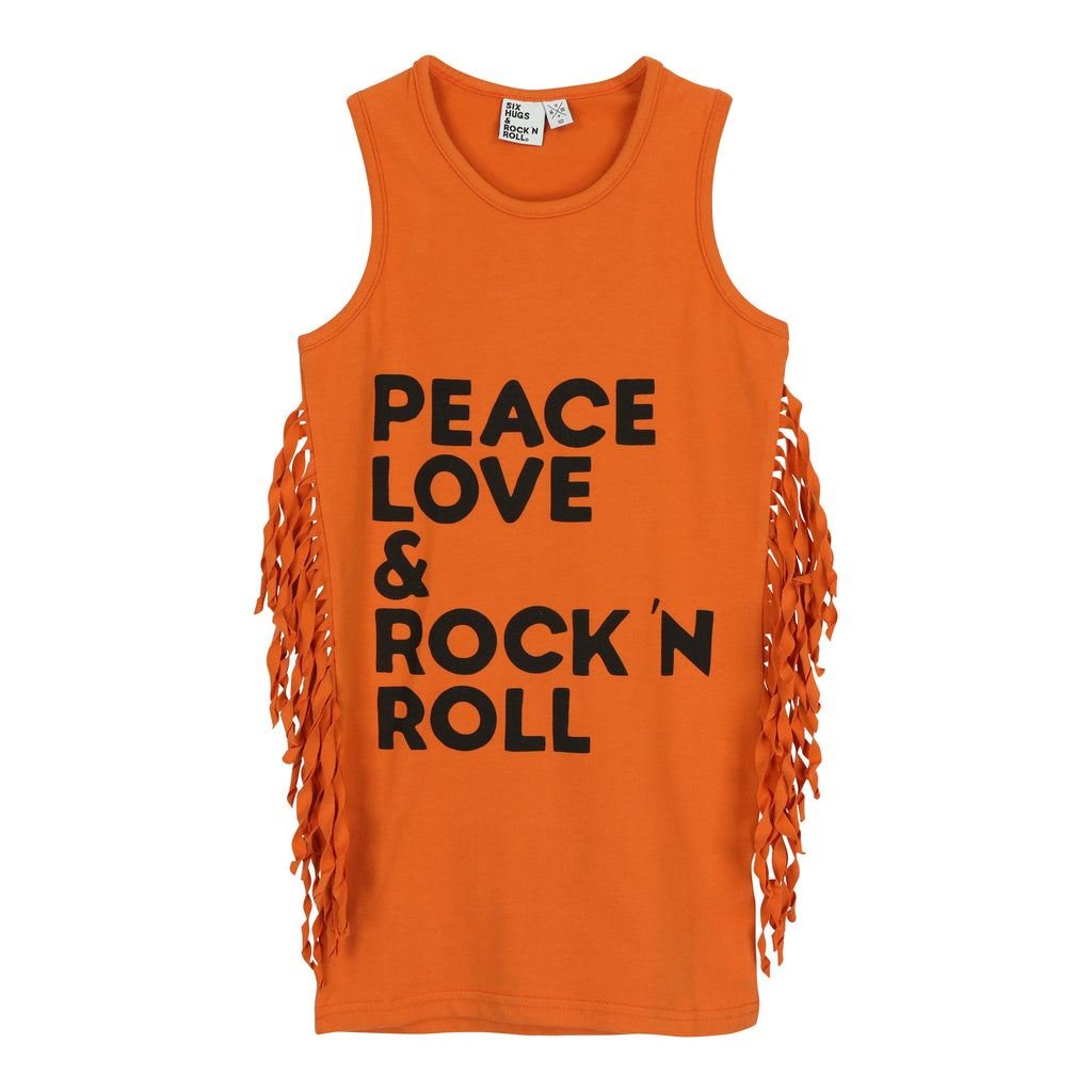 Six Hugs dress - peace, love & rock n roll