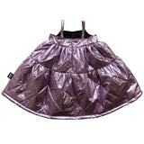 Little Man Happy METALLIC LAVENDER Quilted Dress