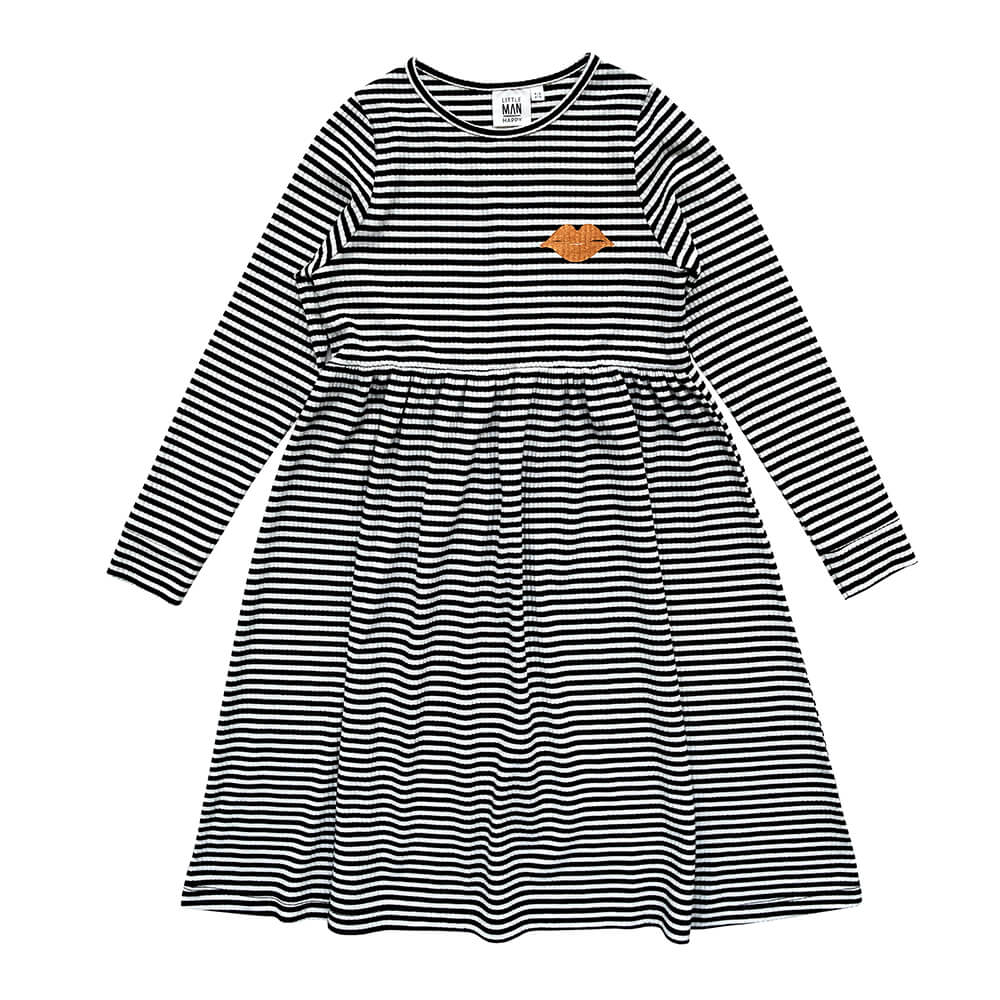 Little Man Happy KISS Long sleeve Dress