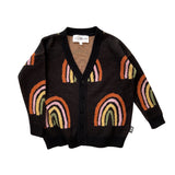 Little Man Happy RAINBOW Knit Cardigan