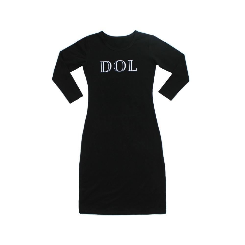 Basic Black DOL Tube Dress